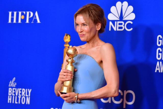 Renee Zellweger ganó en la categoría de Mejor actriz. (Foto: AFP)