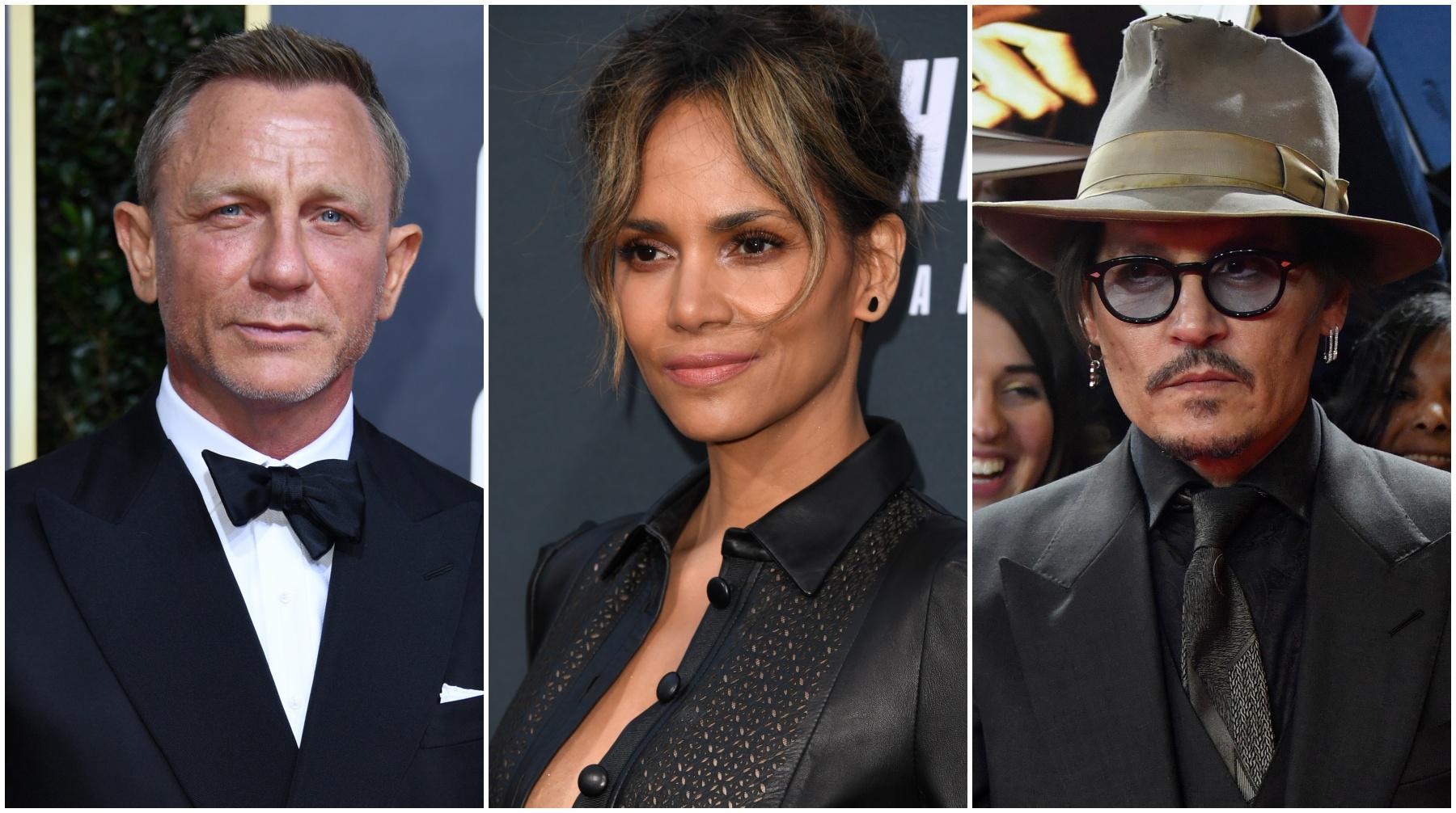 Daniel Craig, Halle Berry y Johnny Depp estàn entre los actores que la pasaron muy mal en su juventud. Foto: AFP.