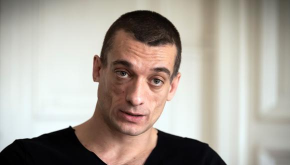 Pyotr Pavlensky, el artista ruso que divulgó el video de contenido sexual de Benjamin Griveaux. (Photo by Lionel BONAVENTURE / AFP).