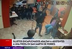 Perú: delincuentes ingresan a fiesta y roban a asistentes en Lima
