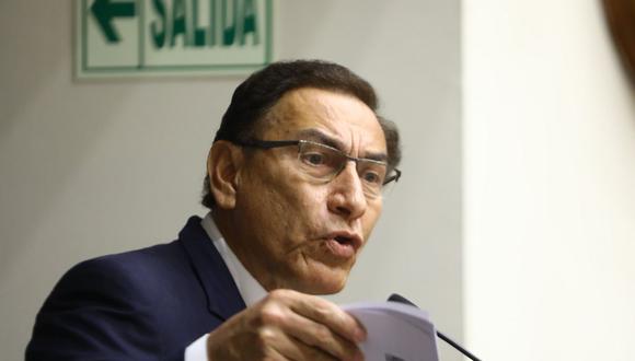 El Poder Judicial admitió a trámite la acción de amparo que interpuso el expresidente Martín Vizcarra contra la decisión del Congreso de inhabilitarlo de la función pública por 10 años | Foto: Archivo Congreso