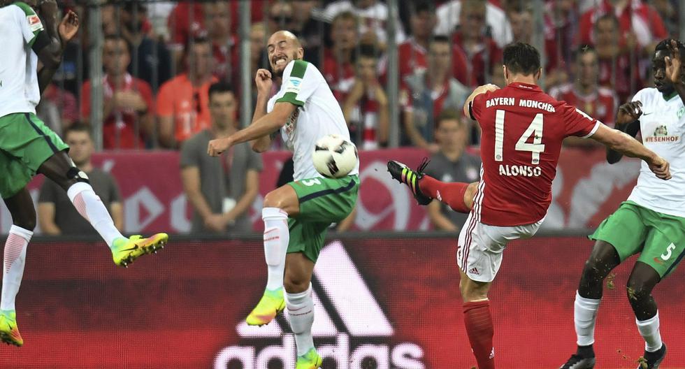 Bayern Munich aplicó \'media docena\' al Werder Bremen en el arranque de la Bundesliga. (Foto: Getty Images)