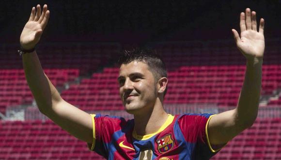 David Villa jugó en el Barcelona, pero confesó que pudo sumarse al Real Madrid. (Foto: AFP)