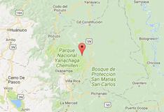 Perú: un fuerte sismo sacudió Pasco sin causar daños ni víctimas
