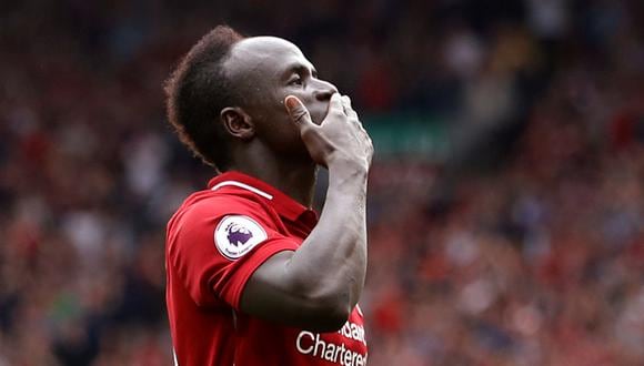 Sadio Mané anotó el segundo y tercer gol del compromiso entre Liverpool y West Ham, por el arranque del curso 2018-19 de la Premier League. (Foto: AFP)