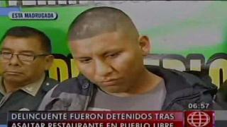 Balacera en Pueblo Libre: policía capturó a tres asaltantes