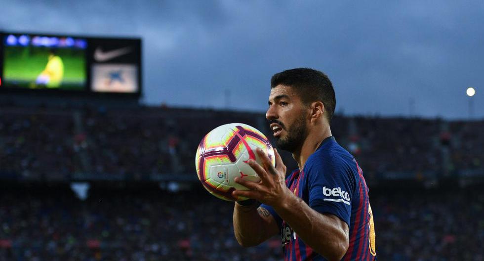 Luis Suárez continúa haciendo historia en Europa con la camiseta del Barcelona. | Foto: Getty Images