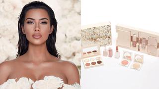 Kim Kardashian presenta colección de maquillaje inspirada en su boda