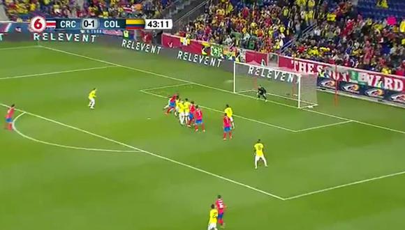 Costa Rica logró el empate ante Colombia gracias a este gol de Waston. (Video: Canal 6)