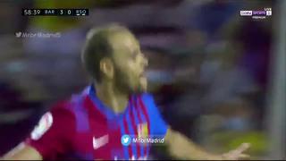 Barcelona vs. Real Sociedad: Braithwaite completa doblete y celebra el 3-0 azulgrana por LaLiga | VIDEO