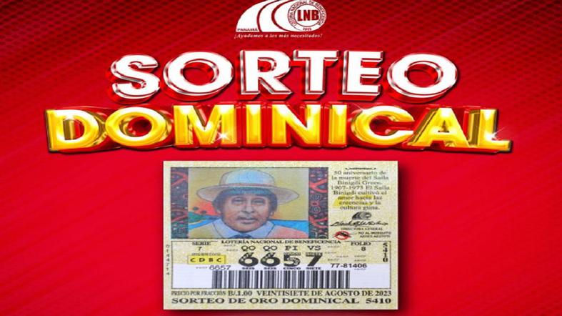 Lotería Nacional de Panamá: resultados del sorteo dominical  del 27 de agosto