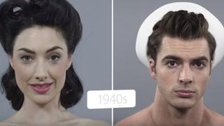 Video compara 100 años de la belleza femenina y masculina