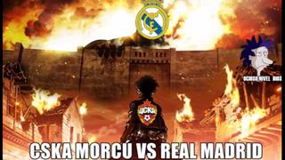 Facebook: Real Madrid vs. CSKA Moscú, hilarantes memes por caída del cuadro blanco