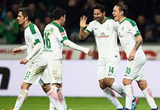Claudio Pizarro anota su primer gol de la temporada con Werder Bremen
