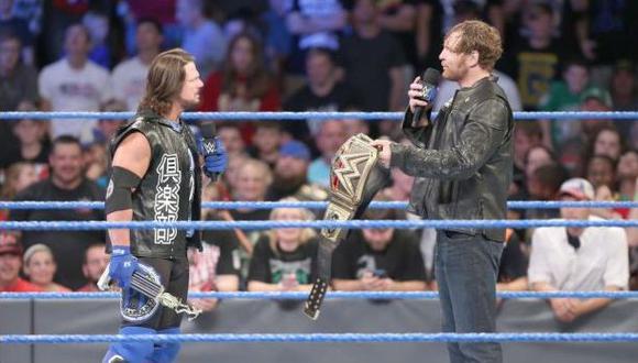WWE: Dean Ambrose vs AJ Styles, el reto más grande del campeón