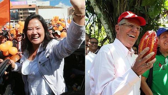 CPI: Keiko Fujimori alcanza 42.3% y PPK tiene 40.1%