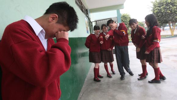 “El bullying también puede ser silencio y puede llegar a matar. No es ninguna broma es muy serio", dijo la especialista. (Foto: Referencial/Andina)