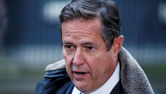 En esta foto de archivo tomada el 11 de enero de 2018, el director ejecutivo del banco británico Barclays, Jes Staley, llega a Downing Street para una reunión en Londres. (Tolga Akmen / AFP).