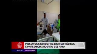 Cercado de Lima: sicarios se hacen pasar por médicos en conocido hospital