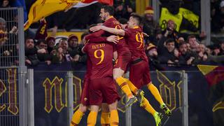 Roma venció 2-1 a Porto por la ida de octavos de final en Champions League
