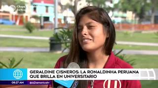 Geraldine Cisneros, la ‘Ronaldinha’ peruana que brilla en Universitario