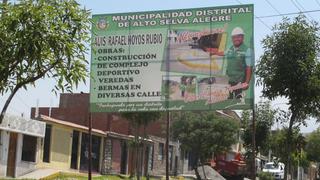 Alcaldes arequipeños son investigados por publicidad indebida