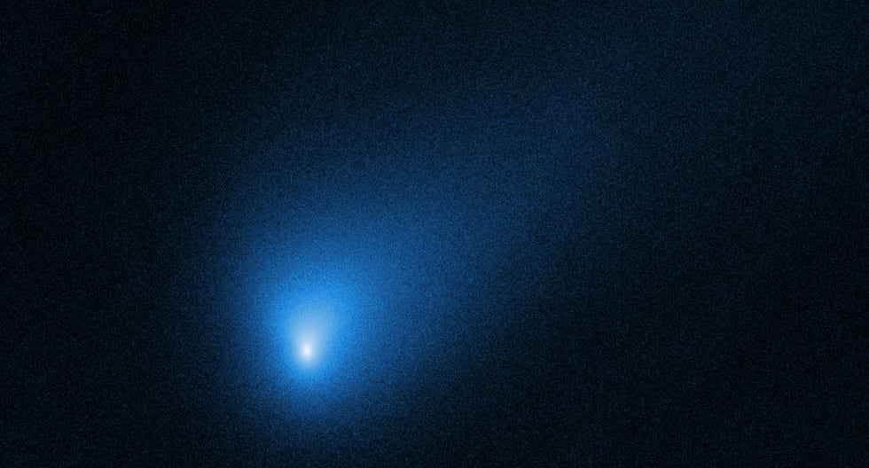 El cometa 2I / Borisov es solo el segundo objeto interestelar conocido que ha pasado a través del Sistema Solar. (Foto: NASA, ESA y J. DePasquale)