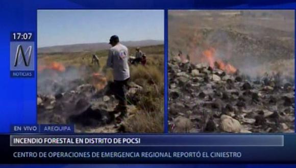 El incendio viene afectando más de 1,500 hectáreas de pastos naturales. (Video: Canal N)