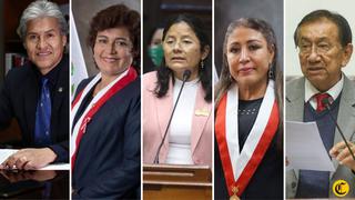 Congreso: estos son los perfiles de los cinco candidatos a la segunda vicepresidencia 