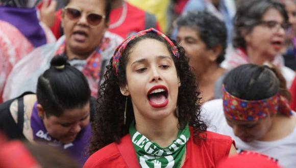 En Brasil hubo recientes protestas de mujeres por igualdad de derechos y contra la violencia de género. (Getty)