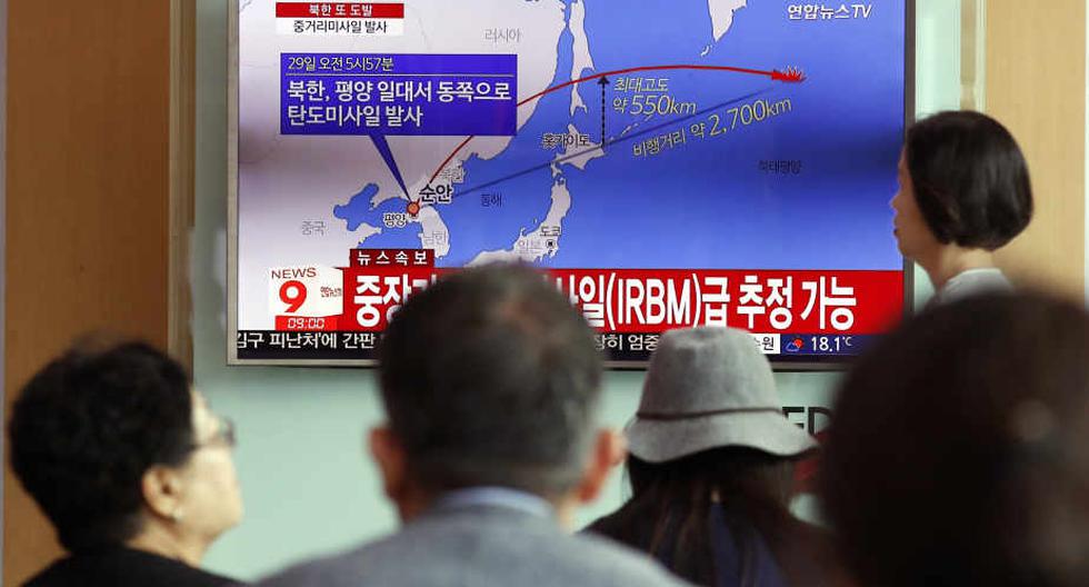 Corea del Norte lanza misil. (Foto: EFE)