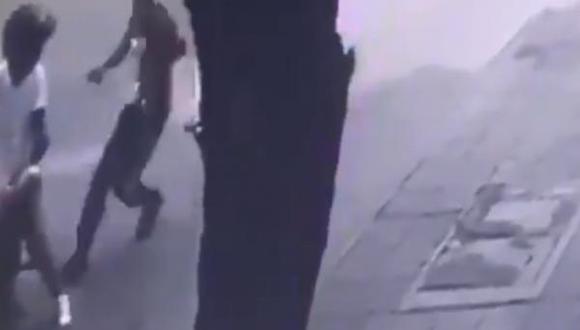 Una imagen de video del sicario que asesinó al fiscal Alcibiades Libreros Varela.