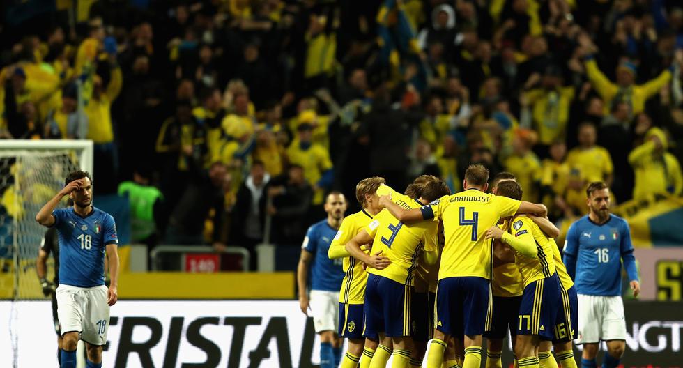 Suecia vs Italia se enfrentaron en el Friends Arena por cupo al Mundial de Rusia 2018. (Foto: Getty Images)