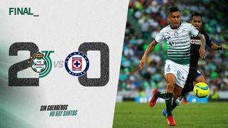 Santos Laguna venció 2-0 a Cruz Azul por el Torneo Clausura mexicano