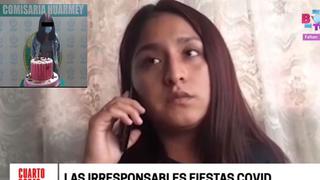 Áncash: Joven asegura sentirse humillada al ser obligada por la PNP a posar con su torta de cumpleaños tras ser intervenida 