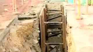 Municipalidad de SJL denuncia que obras de Sedapal están abandonadas hace tres meses