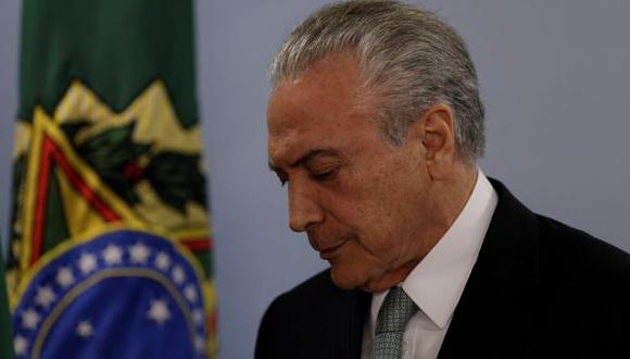 Hoy también el Tribunal Supremo de Brasil resolvió incluir al presidente Temer como investigado en el Caso Lava Jato, por el presunto delito de Obstrucción a la Justicia. (Foto: Reuters)