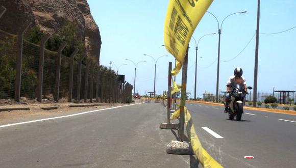 Costa Verde: dos carriles serán cerrados en los próximos días