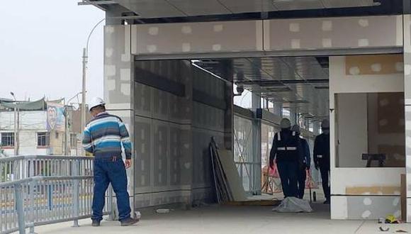 Ampliación del tramo norte del Metropolitano podría no terminar el 30 de octubre como estaba previsto. (Foto: Contraloría)