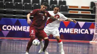 Selección peruana de futsal perdió ante Venezuela en su debut en la Copa América Paraguay 2022