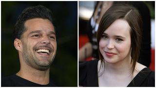 Ricky Martin felicitó a Ellen Page por confesar homosexualidad