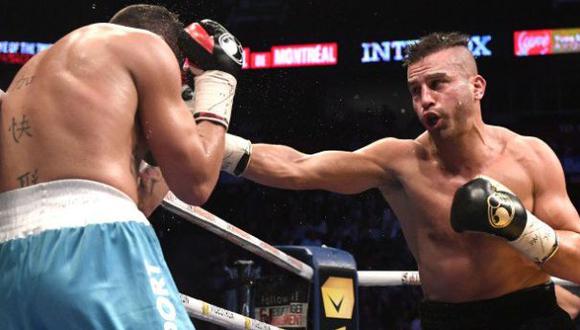 Boxeo: David Lemieux ganó a Cristian Ríos en emocionante pelea. (Foto: Getty Images)