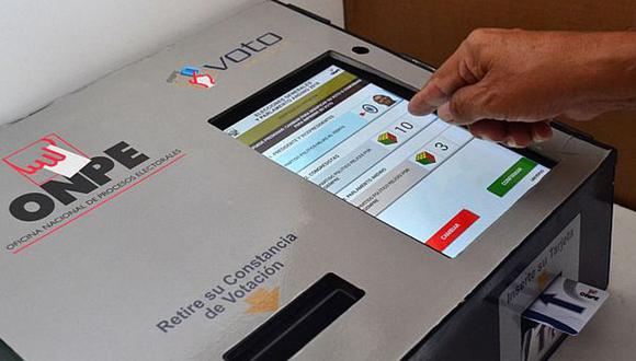 El voto electrónico se usará en 39 distritos a nivel nacional (Foto: Andina)