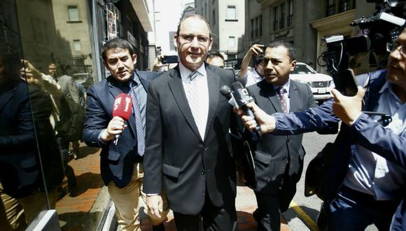 José Chlimper, exsecretario general de Fuerza Popular, es investigado por el fiscal José Domingo Pérez (Foto: Renzo Salazar)