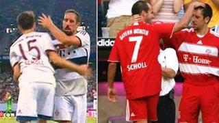 Ribéry protagonizó un hecho curioso con Mehmet Scholl y su hijo