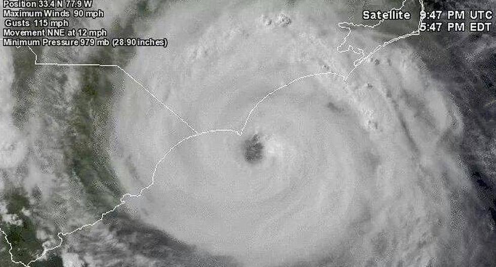 Imagen satelital del huracán 'Arthur' (Foto: Wunderground.com)