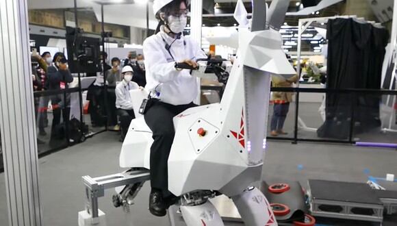 Bex es presentado en la Exposición Internacional de Robots 2022. (Imagen: Kazumichi Moriyama / YouTube)