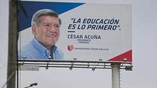 Acuña dice que retiró publicidad de UCV pero paneles desmienten