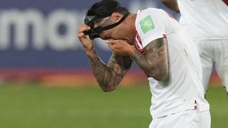 Gianluca Lapadula: Las fotos que explican el sacrificio del goleador al momento de vestir la Blanquirroja