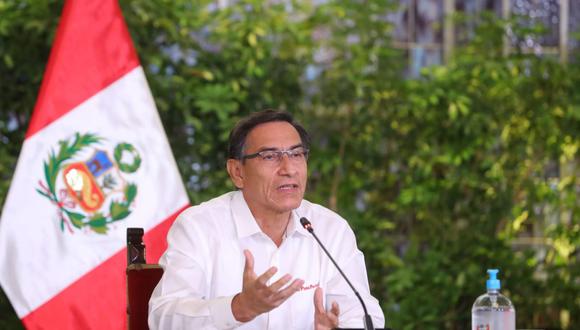 El presidente Martín Vizcarra aseguró que el Perú “no ha fracasado” en la lucha contra el coronavirus. (Foto: Andina)
